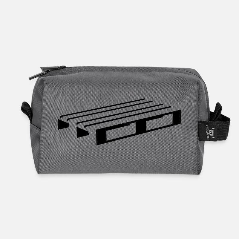 palette - Recycelte Kulturtasche - Anthrazit