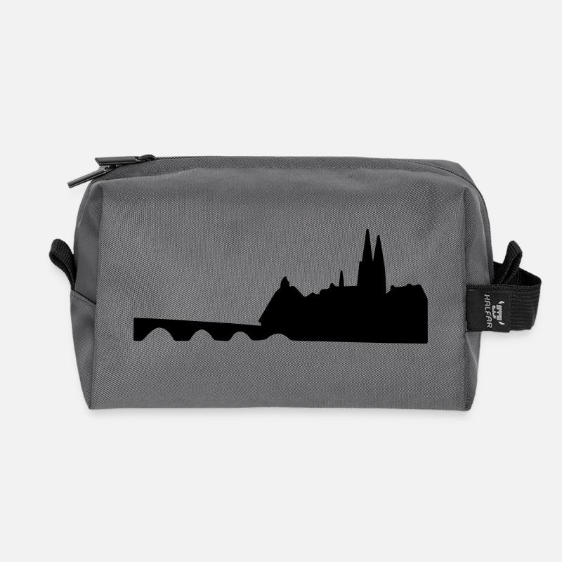 Skyline Regensburg - Recycelte Kulturtasche - Anthrazit