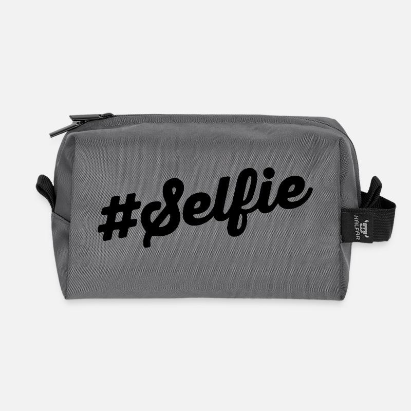 Selfie - Recycelte Kulturtasche - Anthrazit