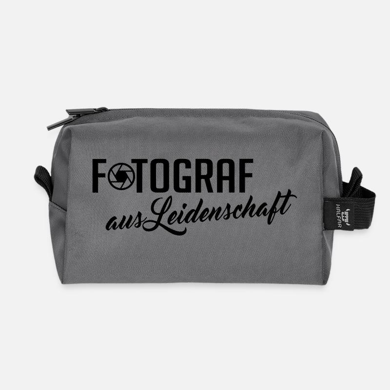 fotograf aus leidenschaft - Recycelte Kulturtasche - Anthrazit