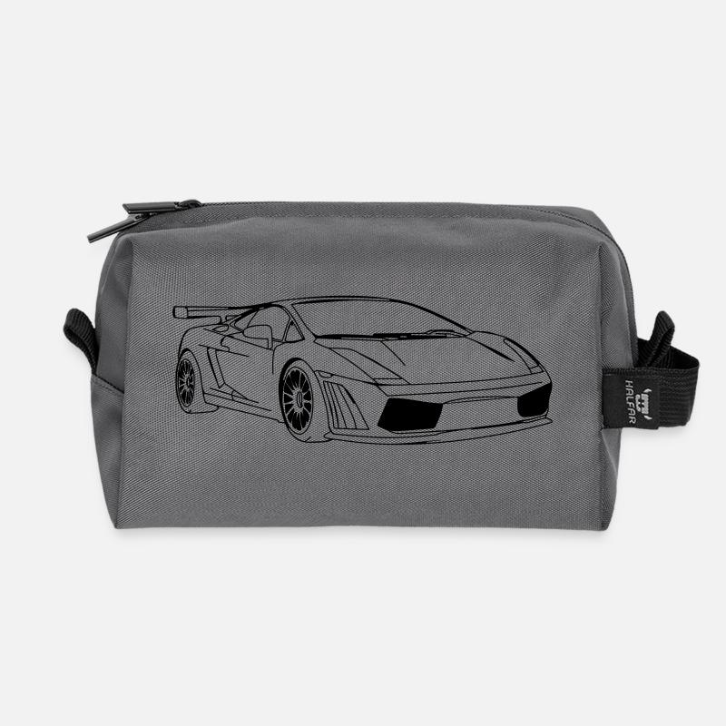 lambo - Recycelte Kulturtasche - Anthrazit