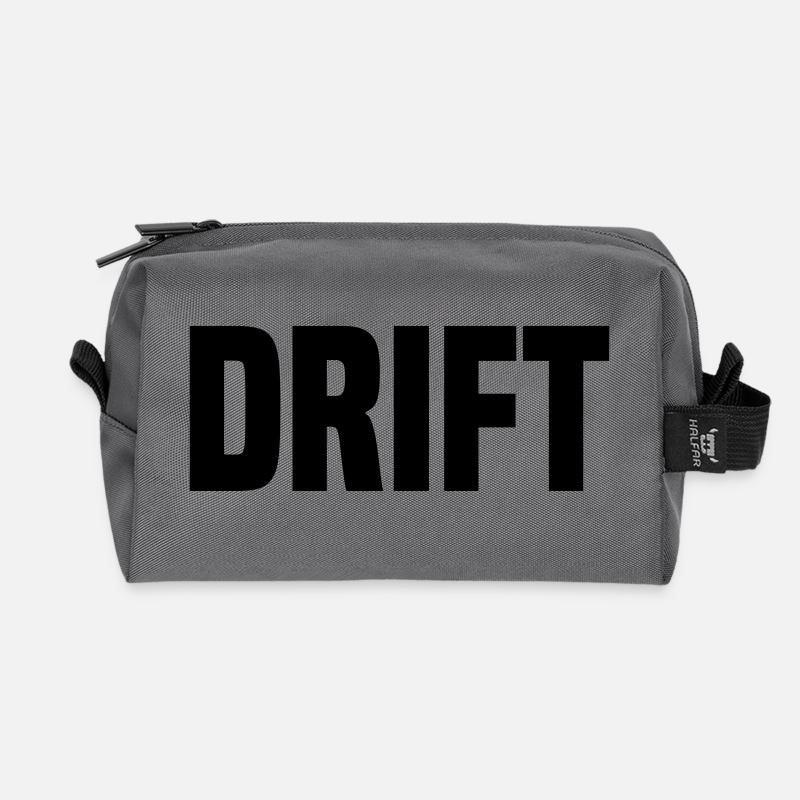 drift - Recycled Toiletry Zip Bag - anthracite