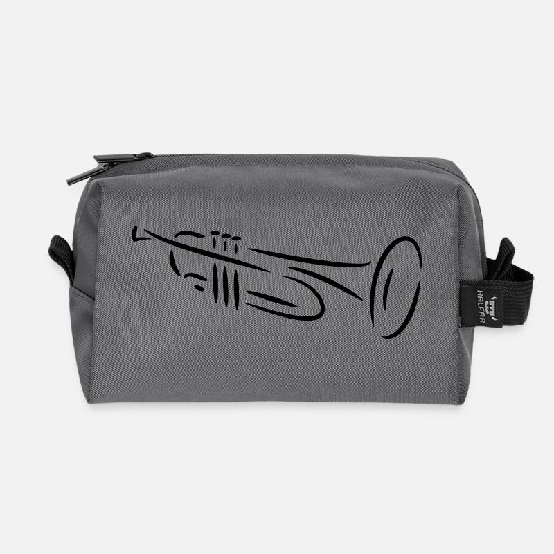 Trumpet - Recycelte Kulturtasche - Anthrazit