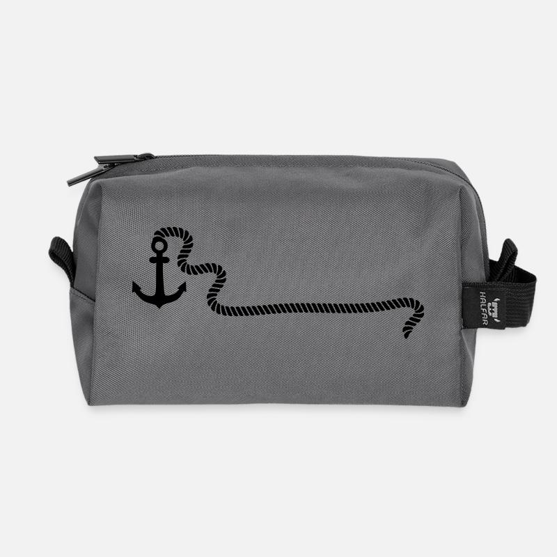 anker - Recycelte Kulturtasche - Anthrazit