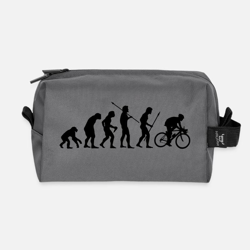 Biker evolution - Recycelte Kulturtasche - Anthrazit