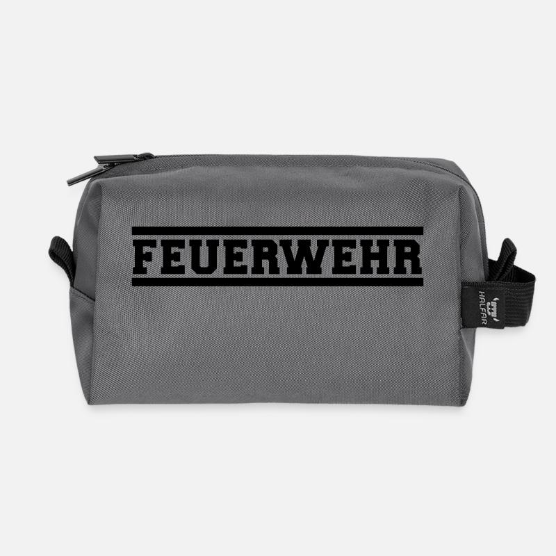 Feuerwehr - Recycelte Kulturtasche - Anthrazit