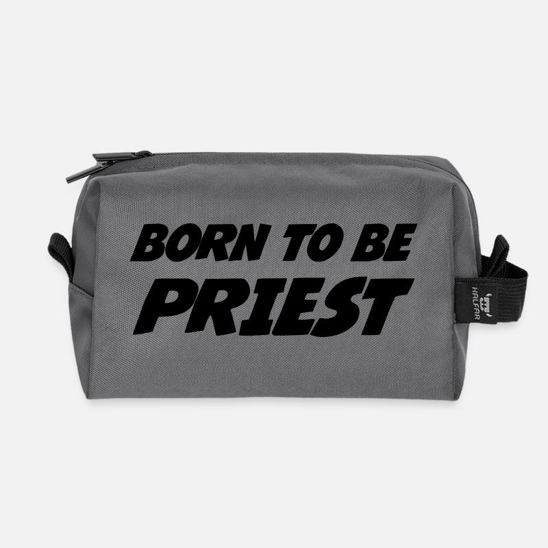Pfarrer / Priester / Katholisch / Religion - Recycelte Kulturtasche - Anthrazit