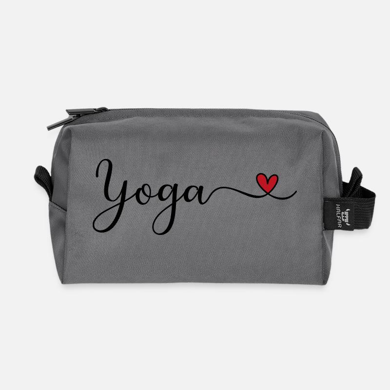 Yoga - Recycelte Kulturtasche - Anthrazit