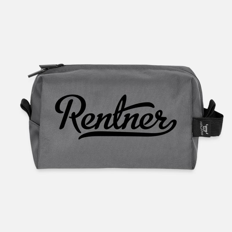 Rentner - Recycelte Kulturtasche - Anthrazit