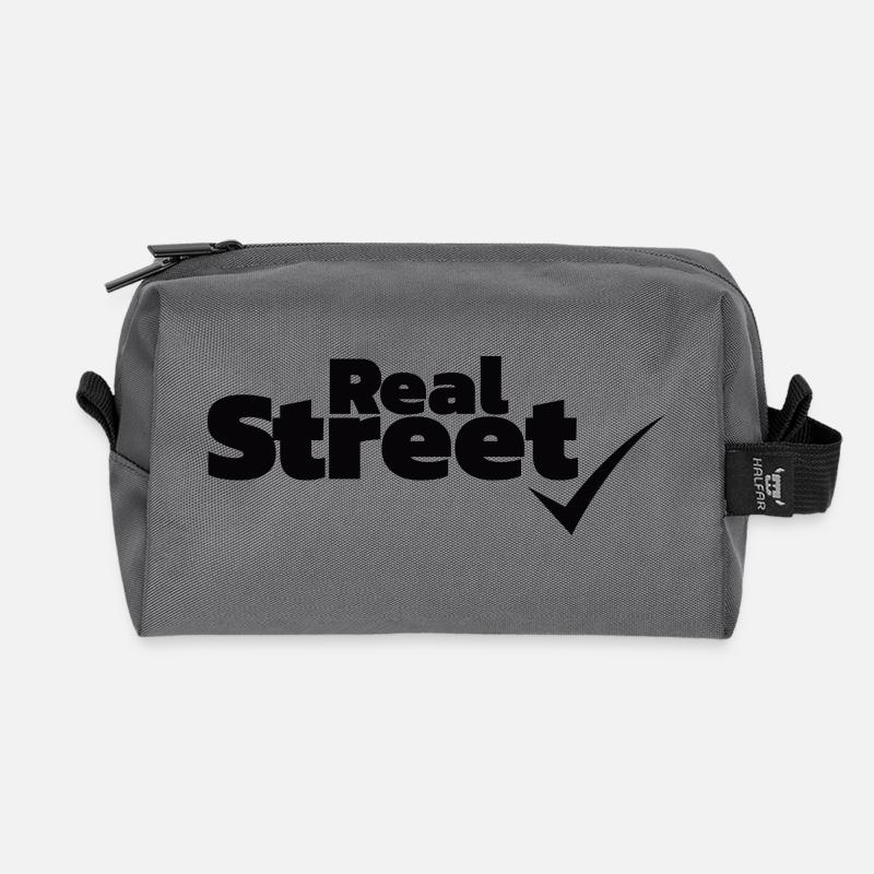 Real Street - Recycelte Kulturtasche - Anthrazit
