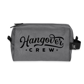 Hangover Crew - Recycled Toiletry Zip Bag - anthracite - Front