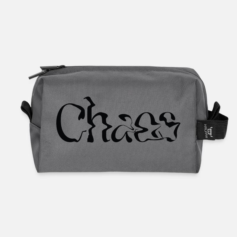 Chaos - Recycelte Kulturtasche - Anthrazit