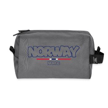 Norway - Norge - Norwegen - Flagge - Skandinavien - Recycelte Kulturtasche - Anthrazit - Vorne