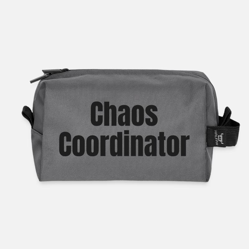 Chaos Koordinator - Recycelte Kulturtasche - Anthrazit