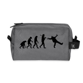 Evolution : Drunk - Recycelte Kulturtasche - Anthrazit - Vorne