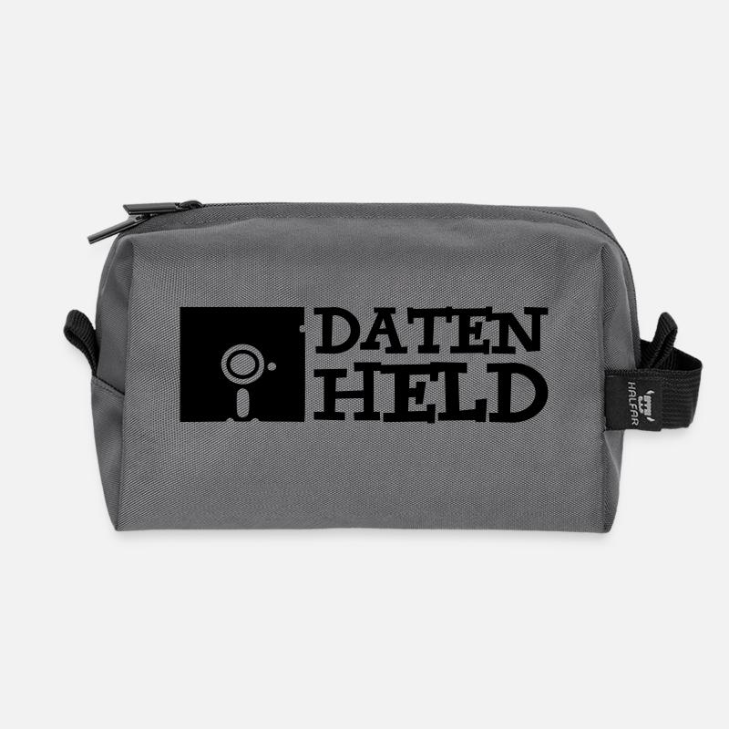daten_held 1c - Recycelte Kulturtasche - Anthrazit