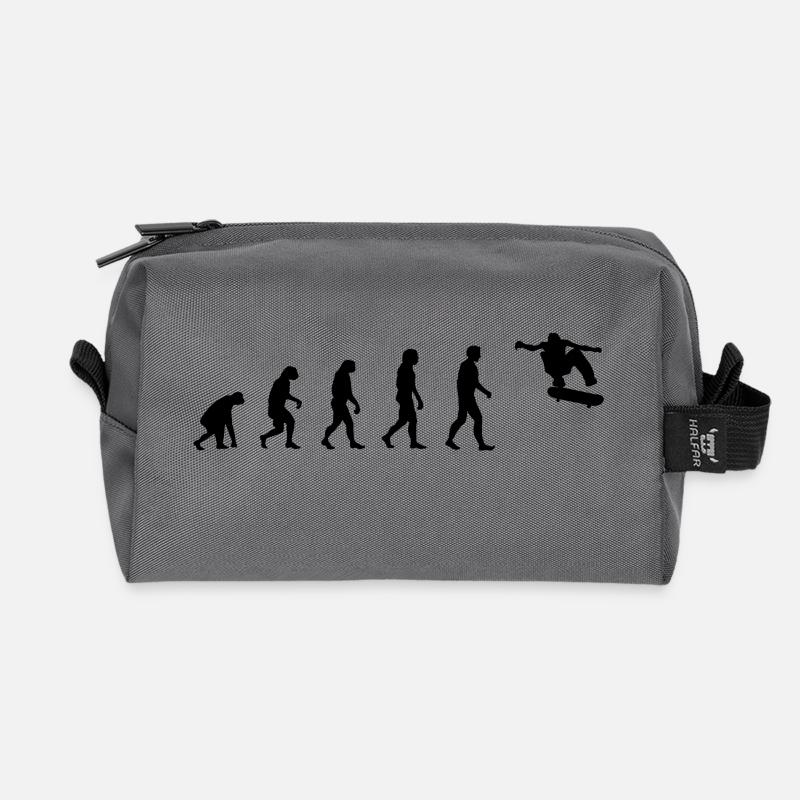 Evolution Skate - Trousse de toilette en tissu recyclé - anthracite