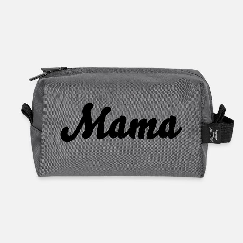 Mama - Recycelte Kulturtasche - Anthrazit