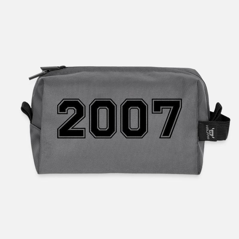 2007 - Recycelte Kulturtasche - Anthrazit