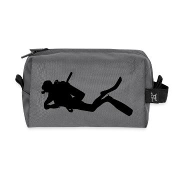 Taucher - Recycelte Kulturtasche - Anthrazit - Vorne