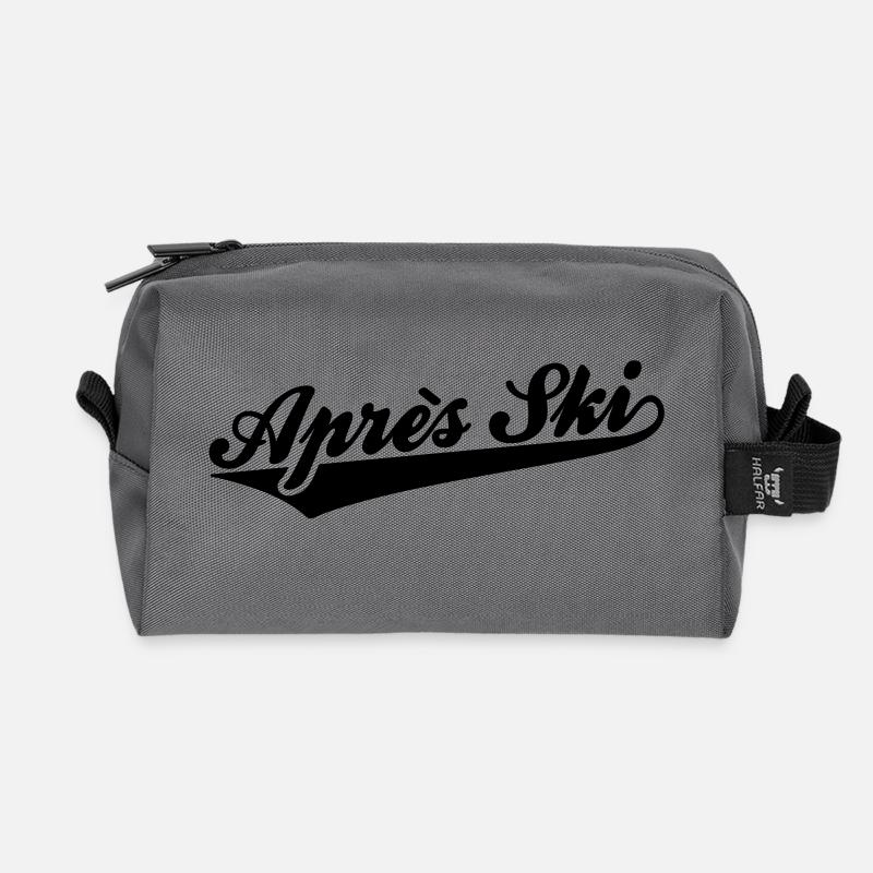 Après Ski - Recycelte Kulturtasche - Anthrazit