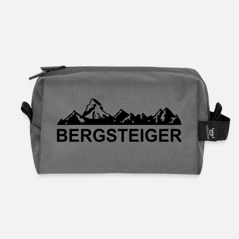 bergsteiger - Recycelte Kulturtasche - Anthrazit