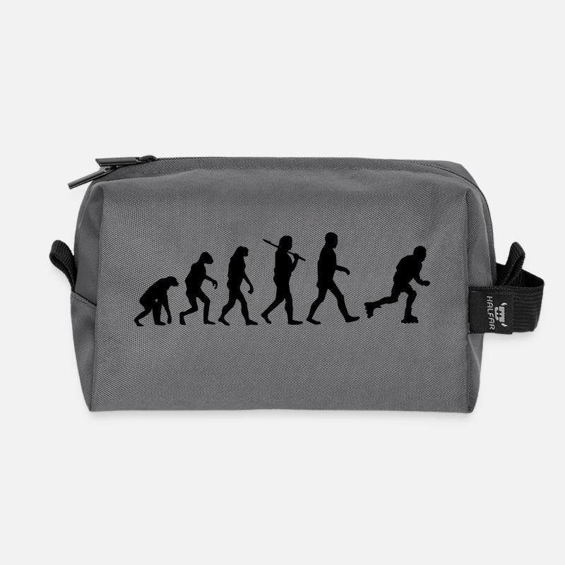 Evolution Rollschuhe - Recycelte Kulturtasche - Anthrazit