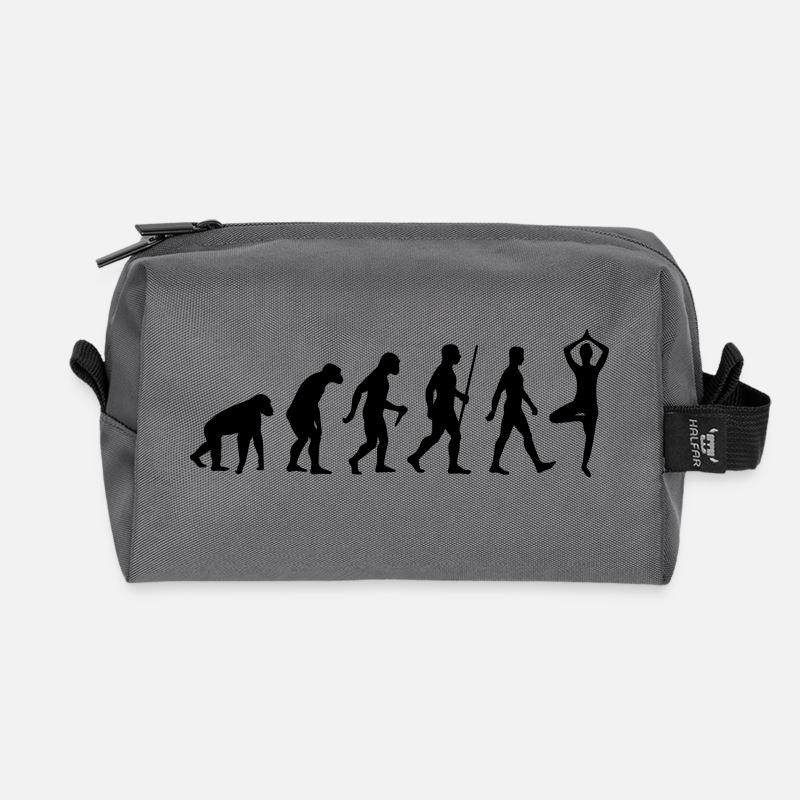 Evolution Yoga - Recycelte Kulturtasche - Anthrazit