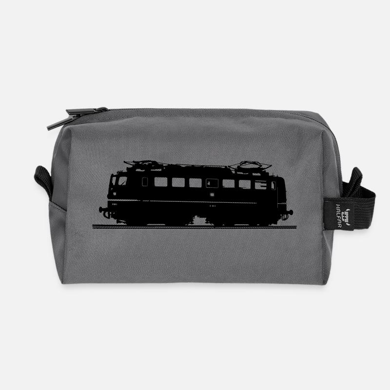 Elektrolokomotive br 110 db - Recycelte Kulturtasche - Anthrazit