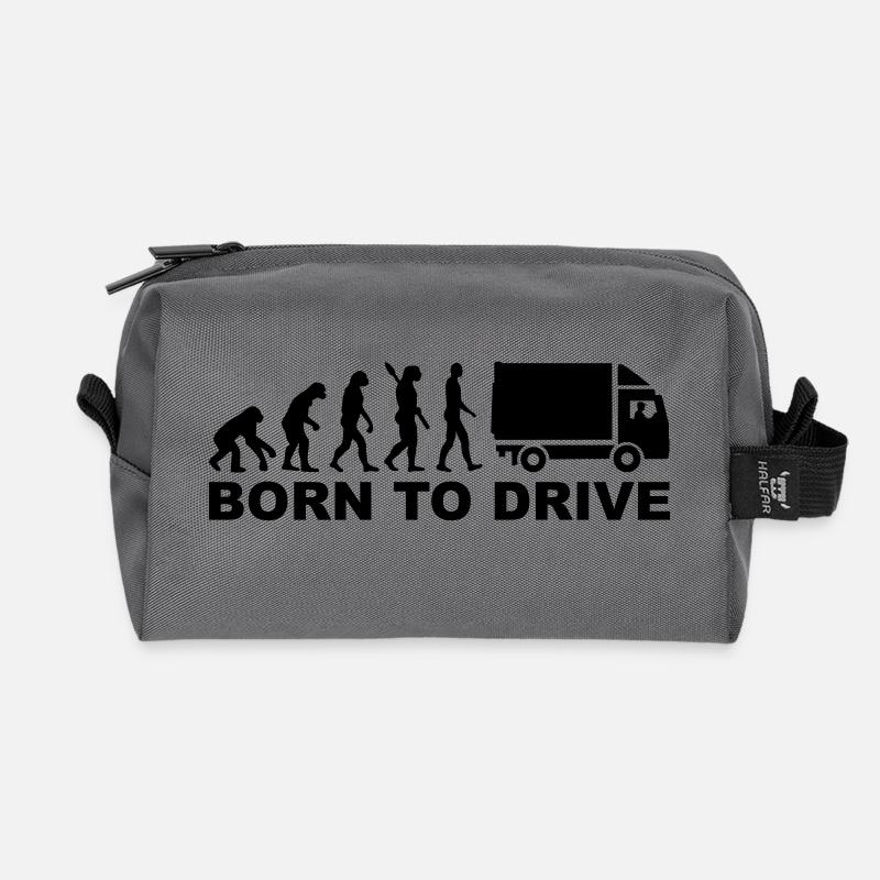 LKW - Recycelte Kulturtasche - Anthrazit