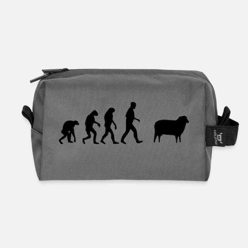 mouton evolution - Trousse de toilette en tissu recyclé - anthracite