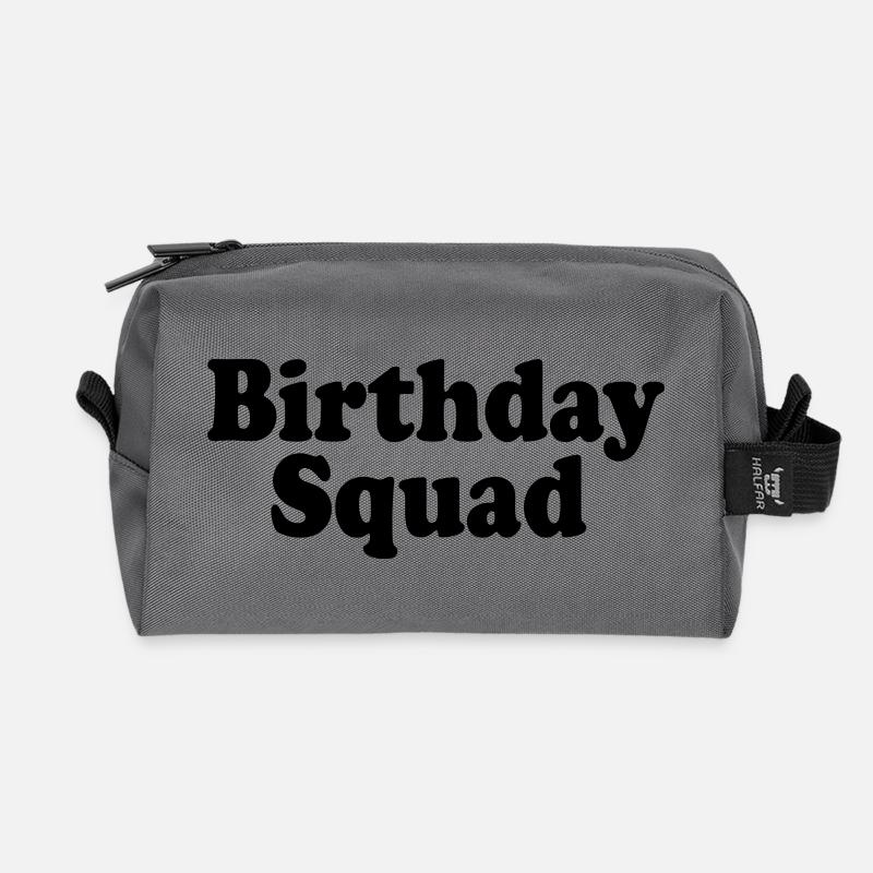 Birthday squad - Recycelte Kulturtasche - Anthrazit