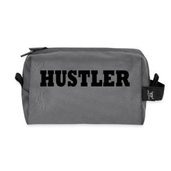 Hustler - Recycelte Kulturtasche - Anthrazit - Vorne