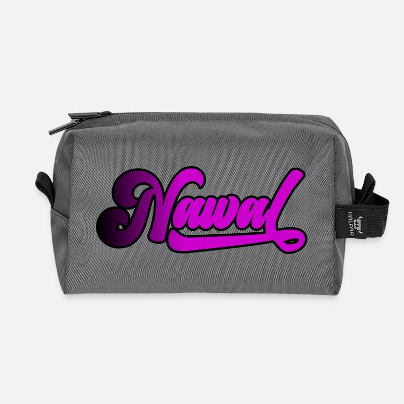 Nawal - Recycelte Kulturtasche - Anthrazit