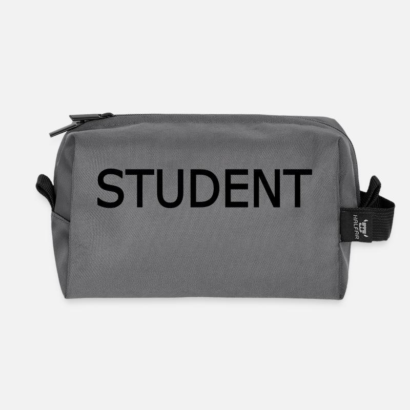 Student - Recycelte Kulturtasche - Anthrazit