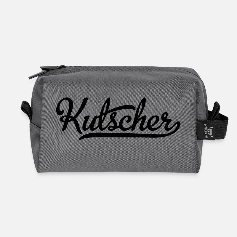 Kutscher - Recycelte Kulturtasche - Anthrazit