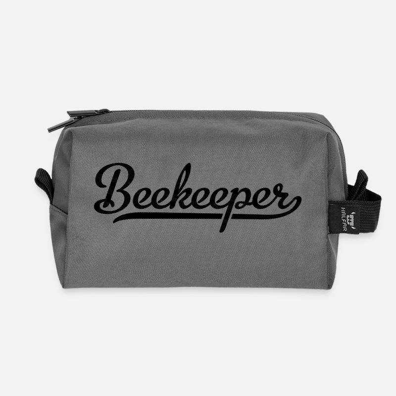 Beekeeper - Recycelte Kulturtasche - Anthrazit