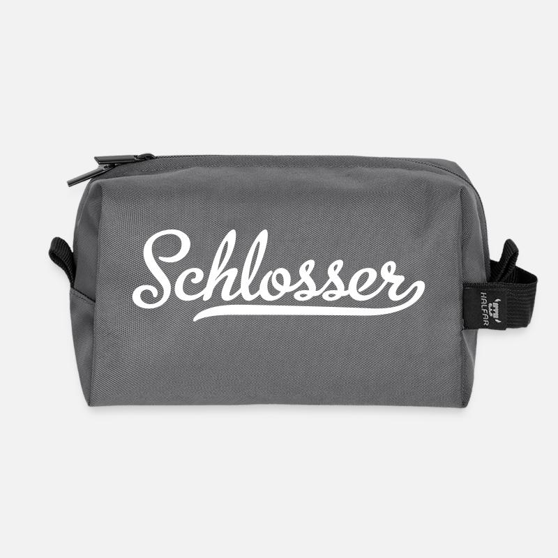 Schlosser - Recycelte Kulturtasche - Anthrazit