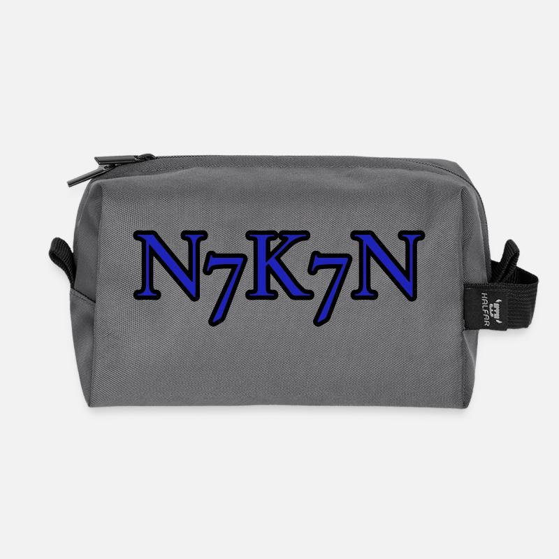 n7k7n - Recycelte Kulturtasche - Anthrazit