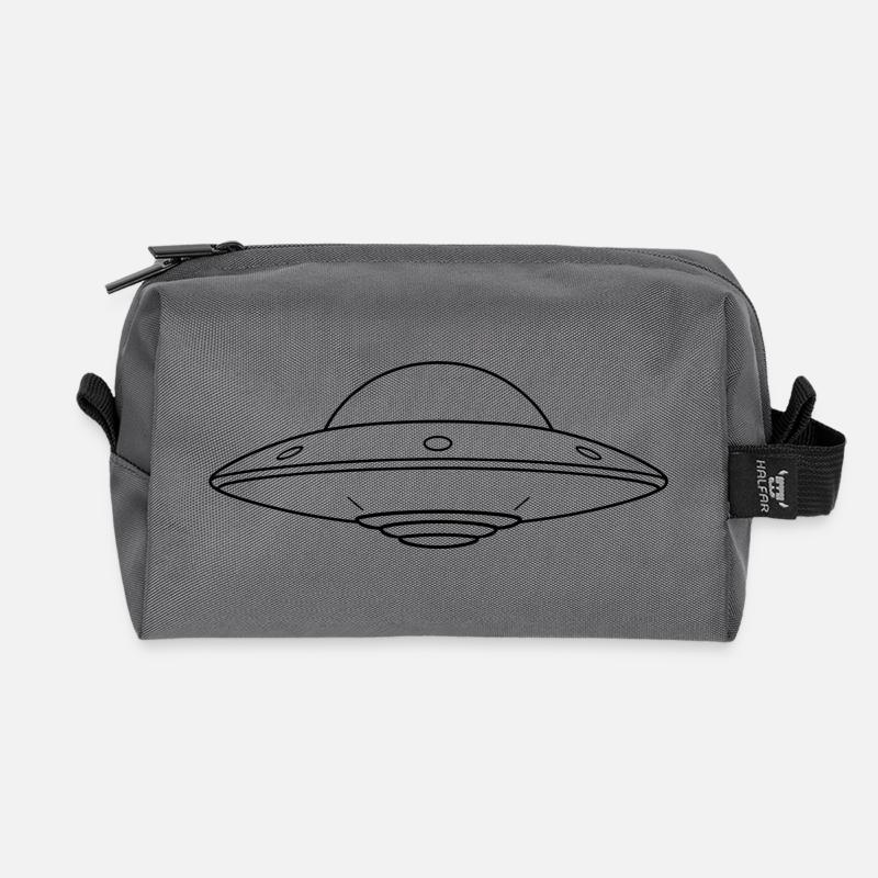 Minimalistic UFO - Recycelte Kulturtasche - Anthrazit