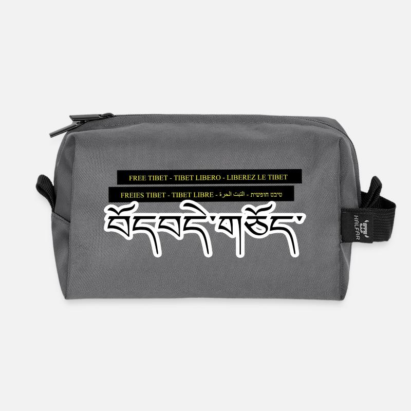 Multi Tibet - Recycelte Kulturtasche - Anthrazit