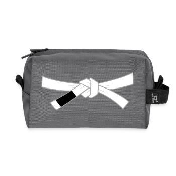 Whitebelt - White Belt - Recycled Toiletry Zip Bag - anthracite - Front