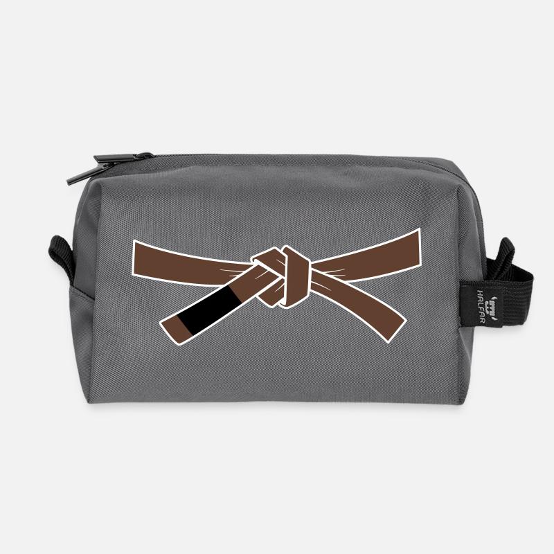 Brownbelt - Braungurt - Recycelte Kulturtasche - Anthrazit