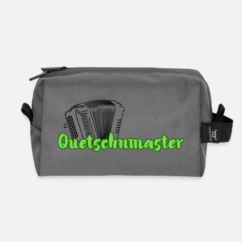 Quetschnmaster  - Recycelte Kulturtasche - Anthrazit