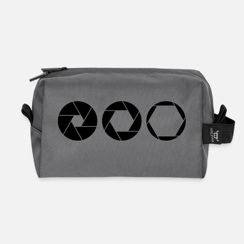 Fotograf Blende - Recycelte Kulturtasche - Anthrazit