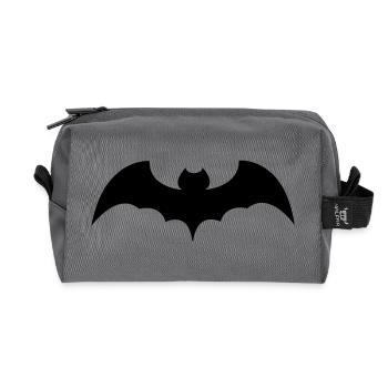 chauve-souris - Trousse de toilette en tissu recyclé - anthracite - Devant