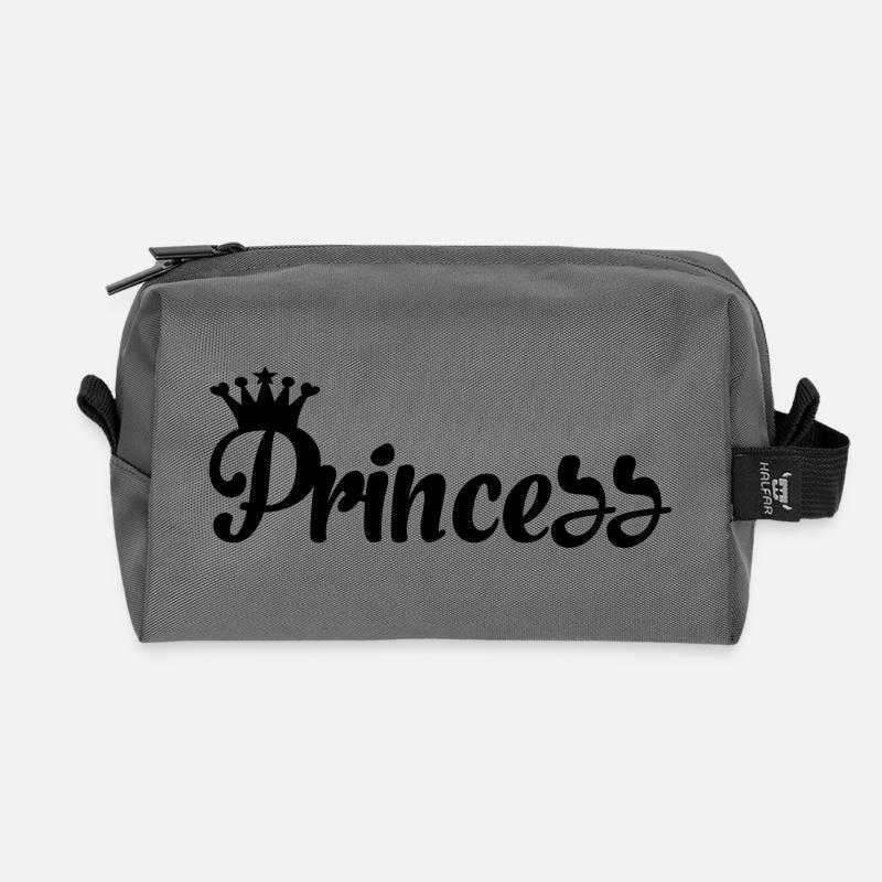 Princess - Recycelte Kulturtasche - Anthrazit