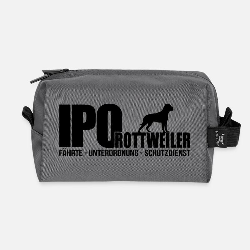IPO ROTTWEILER - Recycelte Kulturtasche - Anthrazit