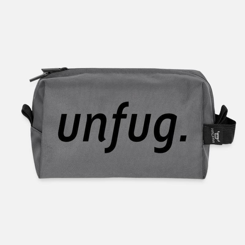 unfug. - Recycelte Kulturtasche - Anthrazit
