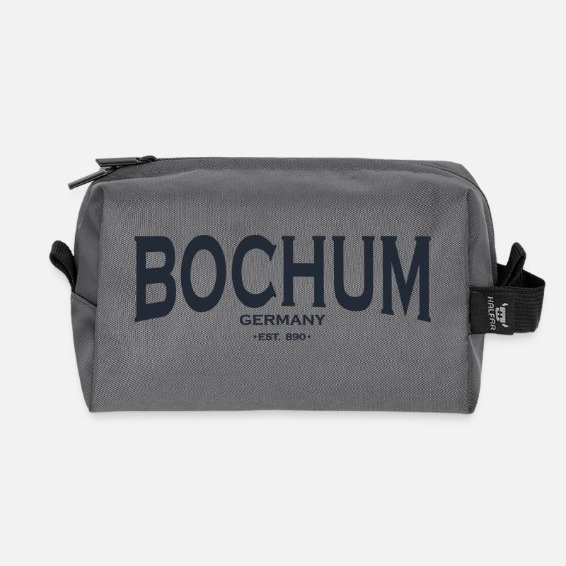 Bochum - Recycelte Kulturtasche - Anthrazit